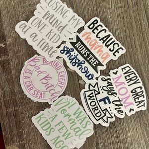 Sarcastic mom sticker bundle